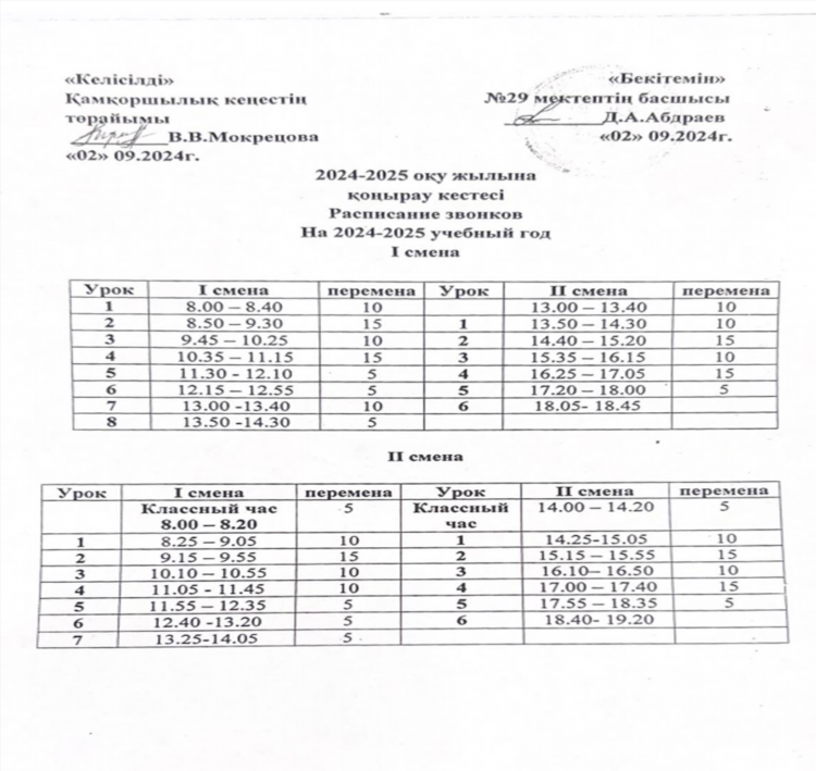 Доска объявлений отдела образования
